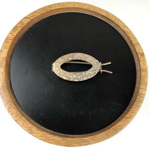 Vintage 70’s Modern Open Metal Barrette
